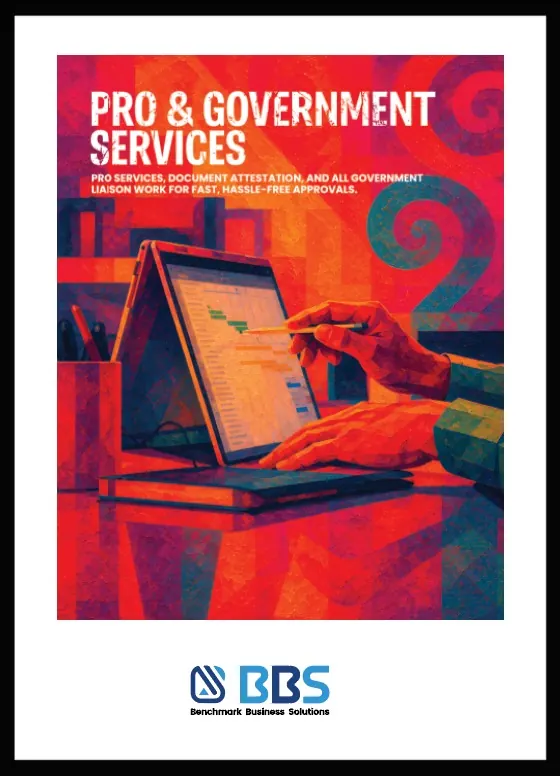 BBS poster about PRO and government services